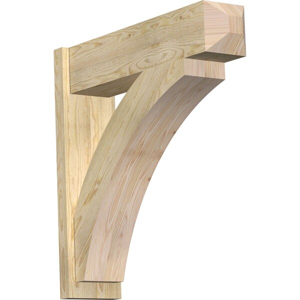 Ekena Millwork Thorton Rough Sawn Craftsman Outlooker, Douglas Fir, 8"W x 32"D x 32"H OUT08X32X32THR04RDF - main
